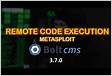 Remote Code Execution Metasploit